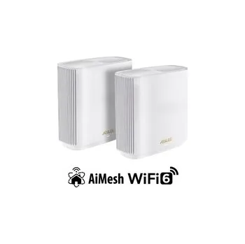 ASUS ZenWifi XT8 v2 2-pack white Wireless AX6600 Wifi 6 Tri-Band Gigabit Mesh system