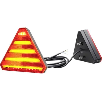 Přívěs k motorovému vozidlu WAS zadní světla přívěsu otevřené konce blinkr, brzdové světlo, zadní světla, zadní mlhovky, reflektor vlevo 12 V/DC, 24 V/DC