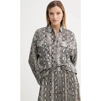 Pánská košile Bavlněná košile MICHAEL Michael Kors MT540WAK6A béžová 80X, vel. S