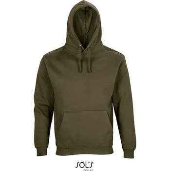 Pánská mikina SOĽS Condor Unisex mikina s kapucí SL03815 Army M