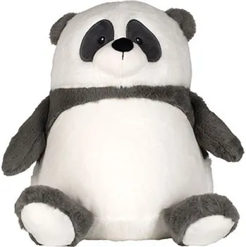 plyšák Mumbles Zippie Plyšová panda - 34 cm MM582 Grey-White L