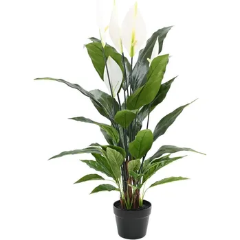 umělá květina VertEspace Spathiphyllum - Lopatkovec 90 cm zelená