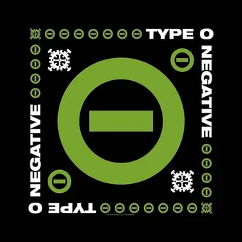 Šátek Type O Negative Šátek Negative Symbol Black