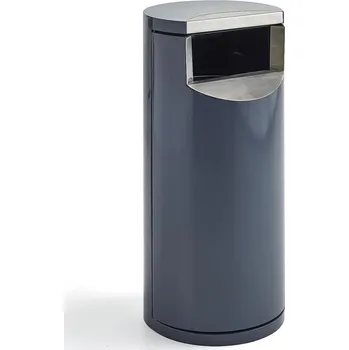 Odpadkový koš Odpadkový koš LENNOX, Ø 400x860 mm, šedý