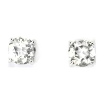 Náušnice Stříbrné náušnice,čirý zirkon , náušnice na šroubek, NŠ 1250