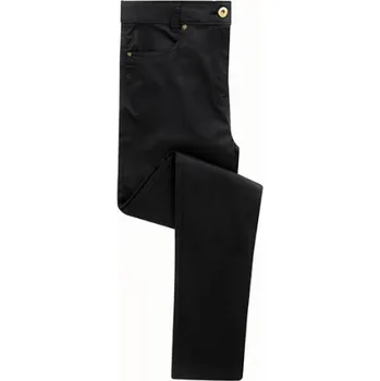Dámské džíny Premier Workwear Dámské chino džíny slim fit PR570 Black 38 (10)/31