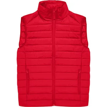 Pánská vesta B&C Unisex prošívaná vesta JG002 Red M