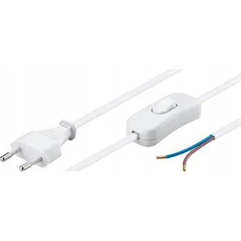 Napájecí kabel Napájecí kabel Euro s vypínačem 1,5m GOOBAY