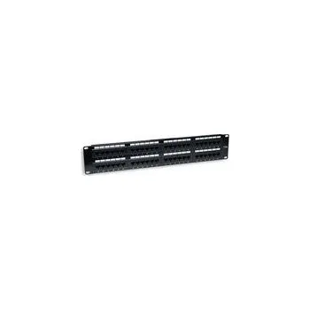 Patch panel Intellinet Patch panel 48 port Cat5e, UTP, 2U , černý