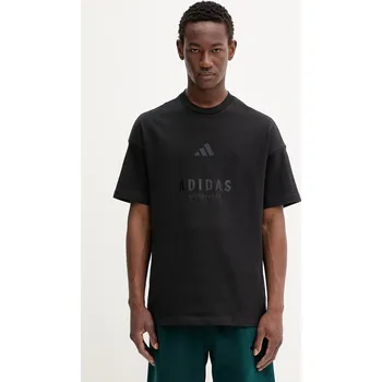 Pánské tričko Bavlněné tričko adidas All SZN JL6549 černá 99X, vel. S