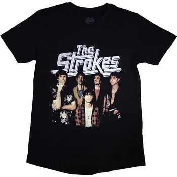 Pánské tričko The Strokes Band Photo Black 2XL Tričko