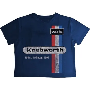 Pánské tričko Oasis Tričko Knebworth '96 Ladies Navy Blue M