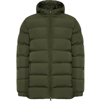Roly Pánská prošívaná bunda PK5080 Dark Green Brown 38 XL