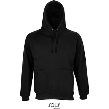 Pánská mikina SOĽS Condor Unisex mikina s kapucí SL03815 Černá S