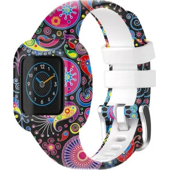 Příslušenství k chytrým hodinkám eses Silikonový řemínek pro Garmin Vivofit Junior 3 - Vzorovaný