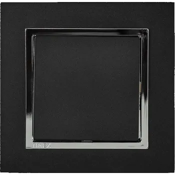 vypínač Jednopólový vypínač kompletní vypínač - rámeček černá - černá