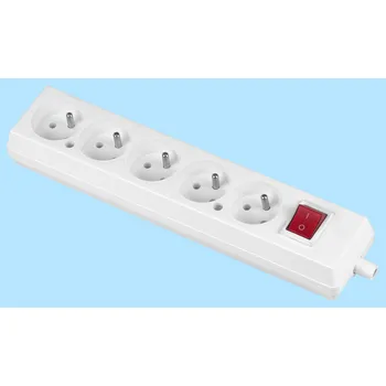Elektrická zásuvka Zásuvka pětinásobná s vypínačem