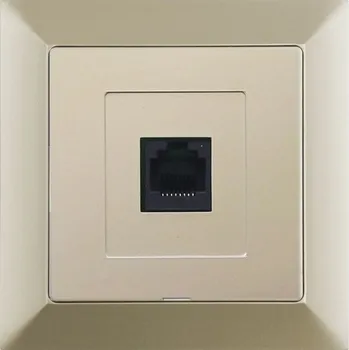 Stavebniny Datová zásuvka 8 pin kompletní zásuvka - písek