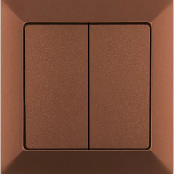 Stavebniny Žaluziový ovládač prémium metalíza kompletní vypínač - měď