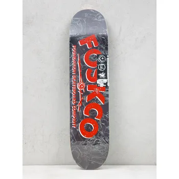 Skateboard Foundation Fosko (black/red) 7.5