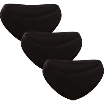 Kalhotky 3PACK dámské kalhotky Pietro Filipi černé (3KB001) XL