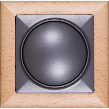 Stavebniny Stmívač otočný strojek + klapka do vícenásobného rámečku - grafit