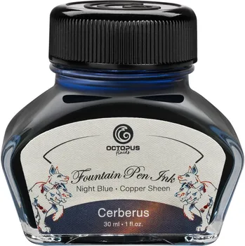 Octopus inkoust s odleskem Cerberus 30 ml, modrý
