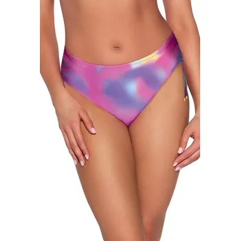 Dámské plavky Dámské plavkové kalhotky SF-163/2 TIE DYETEL Růžová mix - Ava XXL