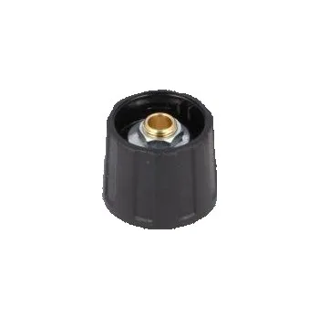 Knoflík Knoflík bez ukazatele ABS Pr.hříd 6mm Ø20x15,5mm černá