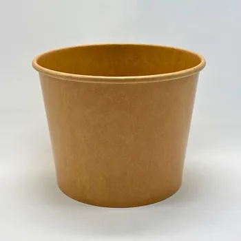 Jednorázové nádobí Wepack Miska papírová hnědá na polévku 1000ml - 6 bal x 50 ks