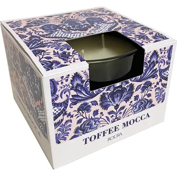 Svíčka ROURA Toffee Mocca Vonná svíčka ve skle, 300 g