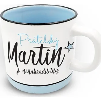 Nekupto Hrnek s potiskem 400 ml pastel - Martin