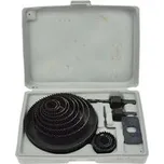 Vrtáky vykružovací korunkové do dřeva, sada 16ks, GEKO G30004