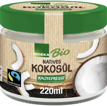 Rostlinný olej Edeka BIO Fairtrade kokosový olej 220ml