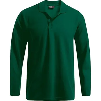 Promodoro Pánské Heavy Polo s dlouhým rukávem Barva: Forest, Velikost: L G_E4600