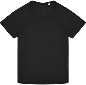 Chlapecké tričko B&amp;C Dětské sportovní triko TK004 Black 12/14 (152/164)