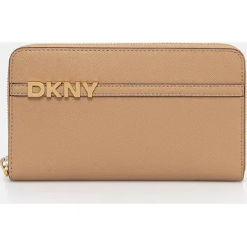 Peněženka Kožená peněženka Dkny dámská, zelená barva, R521KM28 19X, vel. ONE SIZE