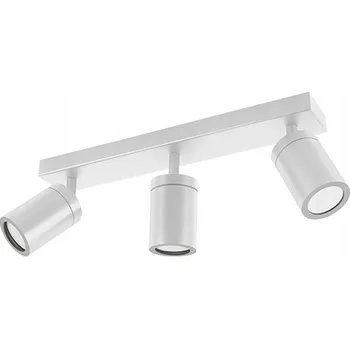 Nástěnné svítidlo Nástěnné koupelnové svítidlo 3xGU10 nad zrcadlo IP44 bílé nastavitelné