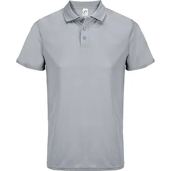 Pánské tričko SOĽS Pitcher Unisex sportovní polo triko SL04442 Pure grey L