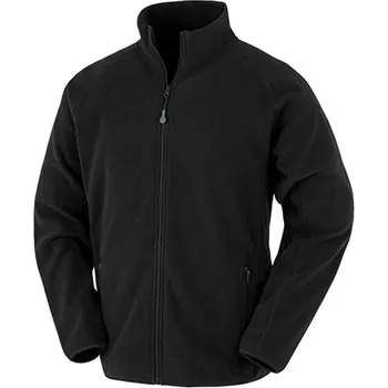 Pánská mikina Result Unisex mikina z recyklovaného fleecu R903X Black L