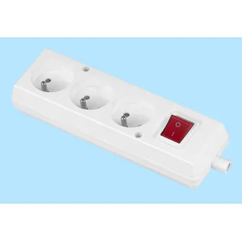 Elektrická zásuvka Trojnásobná zásuvka s vypínačem