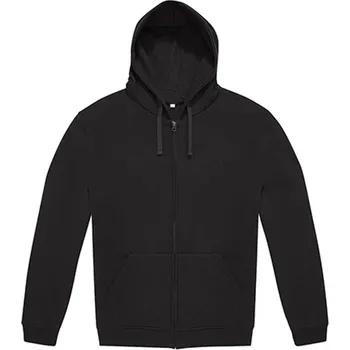 Pánská mikina B&amp;C Unisex mikina s kapucí WG006 Black L