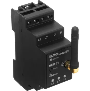 Měřič vyrobené, spotřebované elektrické energie MEM-21 v sadě s kontrolerem EFC-01