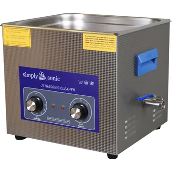 Ultrazvuková čistička SIMPLY SONIC Ultrazvuková čistička analogové ovládání 40 kHz Objem: 15 litrů