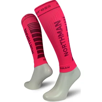 Pánské ponožky Northman Compress ponožky 21 Velikost: 42-47 Růžové Kompresní Návleky