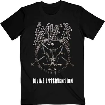 Pánské tričko Slayer Tričko Divine Intervention 2014 Dates Unisex Black M