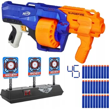 Dětská zbraň Nerf SurgeFire Puška + štít a šipky
