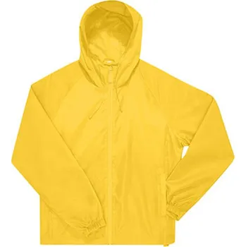 Pánská casual bunda B&C Unisex větrovka JG003 Pop Yellow S