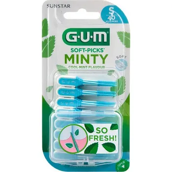 Mezizubní kartáček Sunstar GUM Soft Picks Minty Comfort Flex Small mezizubní kartáčky 40 ks
