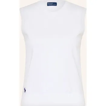 Dámský svetr Polo Ralph Lauren Dámská Pletená Vesta, krémová, 42